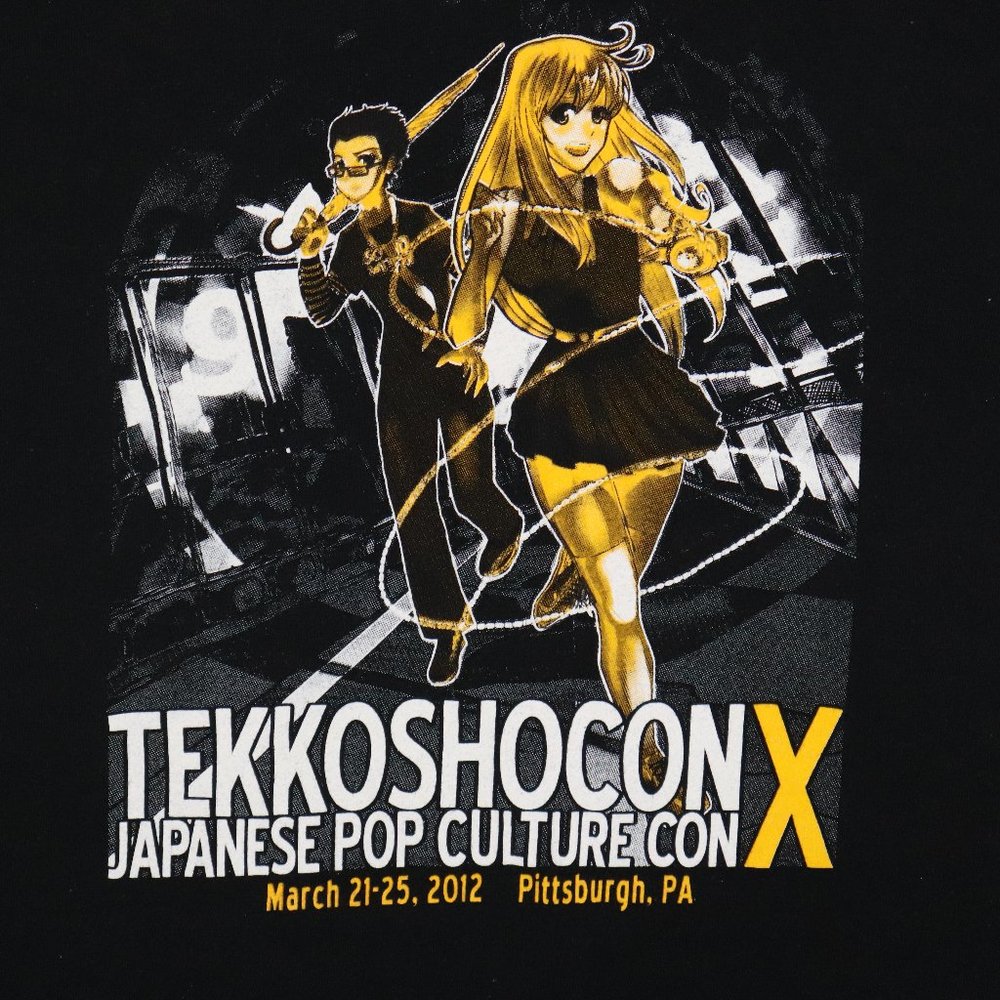 Tekkoshocon 2012 Anime Convention Cosplay shirt 2x